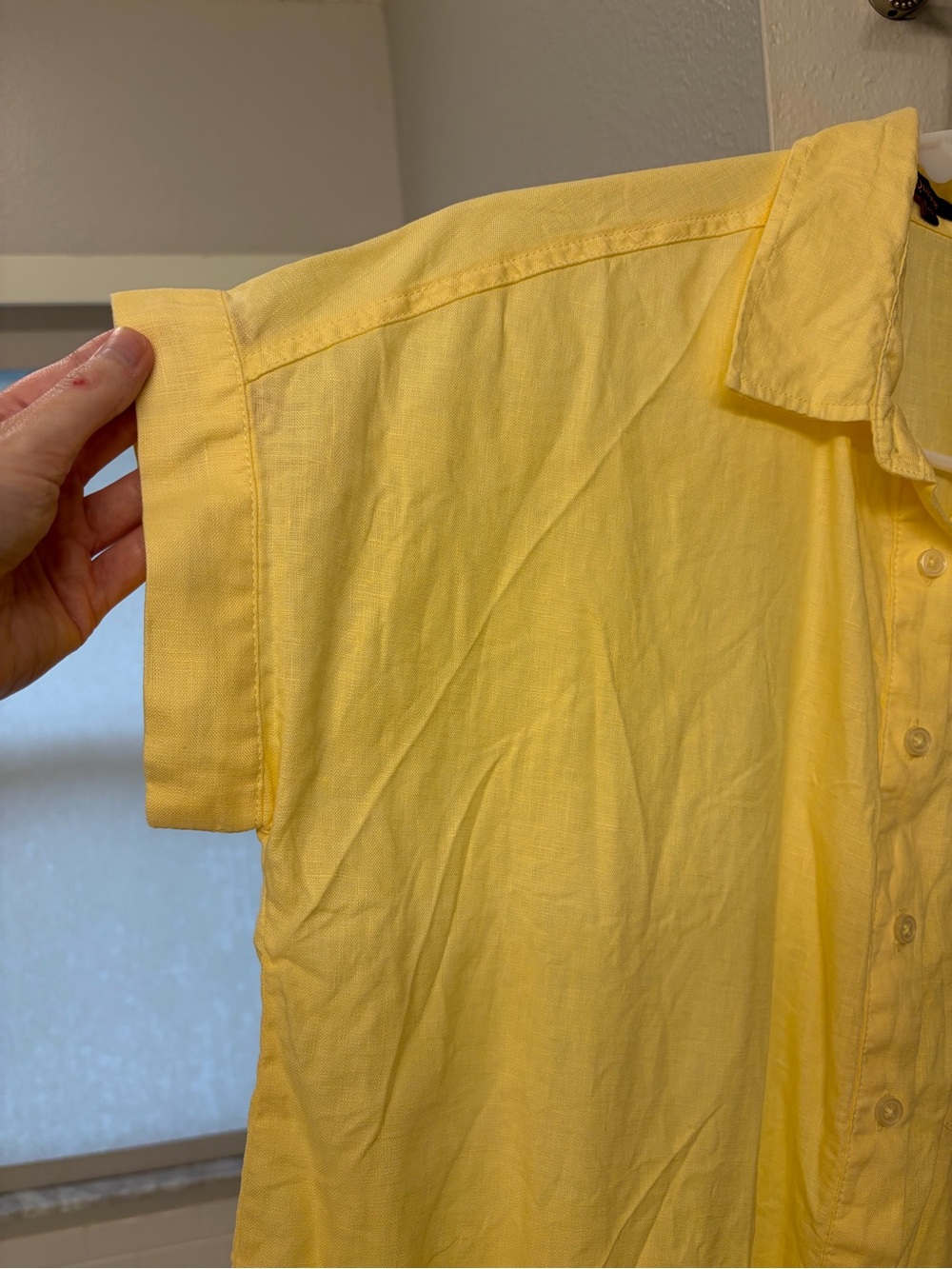 NWOT 100% European Linen Camp Shirt - Picture 4 of 7